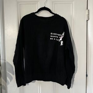 Uniqlo x Disney Black Aristocats Sweatshirt (XL)